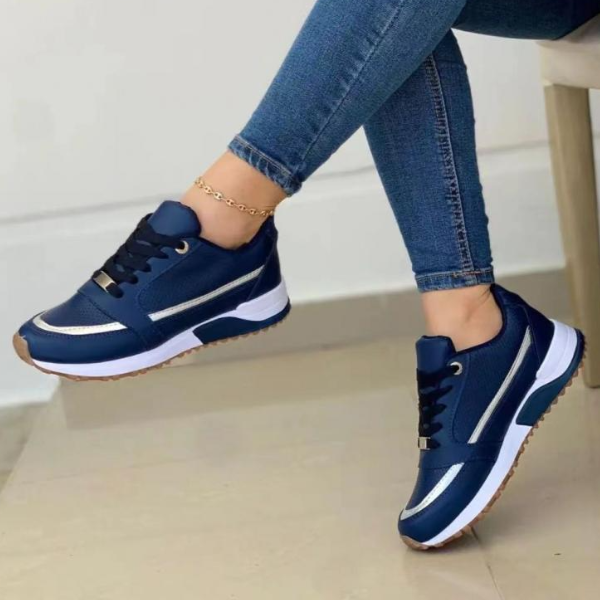 Women’s Sneakers – Cushioned Insole – Supportive Lace-Up Fit