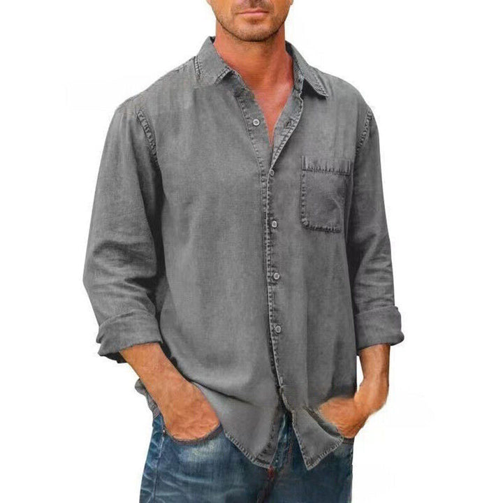 Men’s Casual Shirt – Relaxed Fit – Button-Down Front – Soft Breathable Blend – Chest Pocket