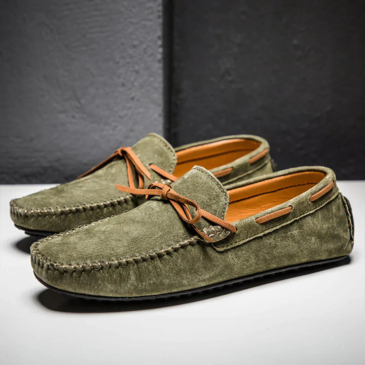 Men’s Loafers – Streamlined Fit – Breathable Blend – Moccasin Stitch – Slip-On Comfort