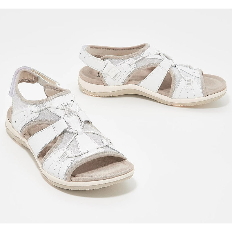 Women’s Sandals – Open Toe – Cushioned Sole – Breathable Straps – Adjustable Fit