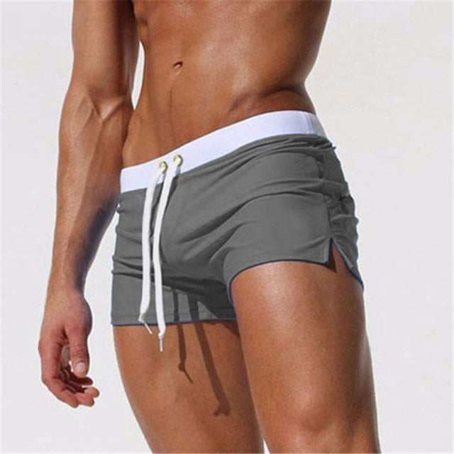 Men’s Swim Trunks - Slim Fit - Quick-Dry Breathable Blend - Adjustable Waist - Short Length