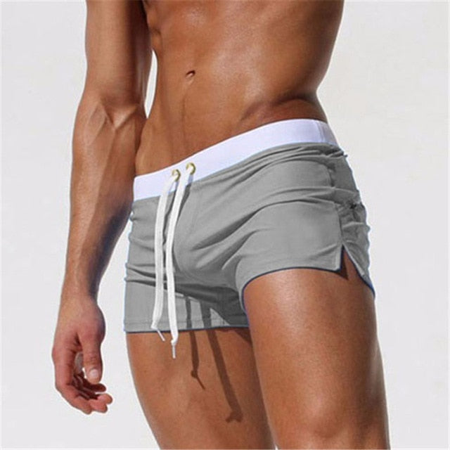 Men’s Swim Trunks - Slim Fit - Quick-Dry Breathable Blend - Adjustable Waist - Short Length
