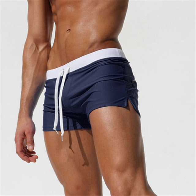 Men’s Swim Trunks - Slim Fit - Quick-Dry Breathable Blend - Adjustable Waist - Short Length