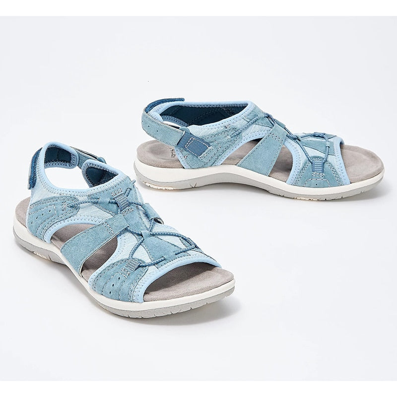 Women’s Sandals – Open Toe – Cushioned Sole – Breathable Straps – Adjustable Fit