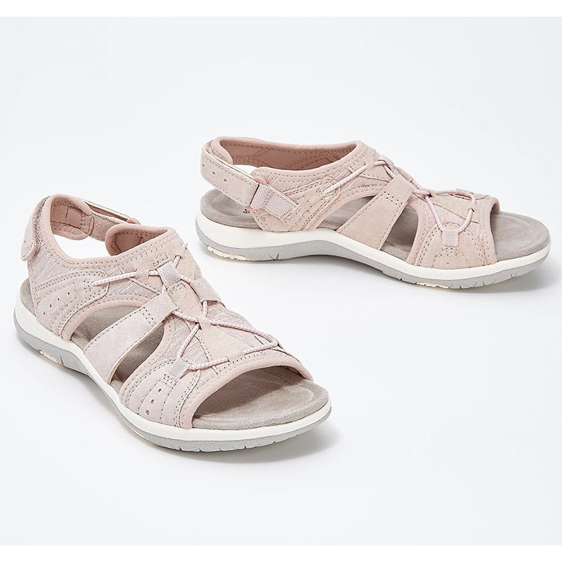 Women’s Sandals – Open Toe – Cushioned Sole – Breathable Straps – Adjustable Fit