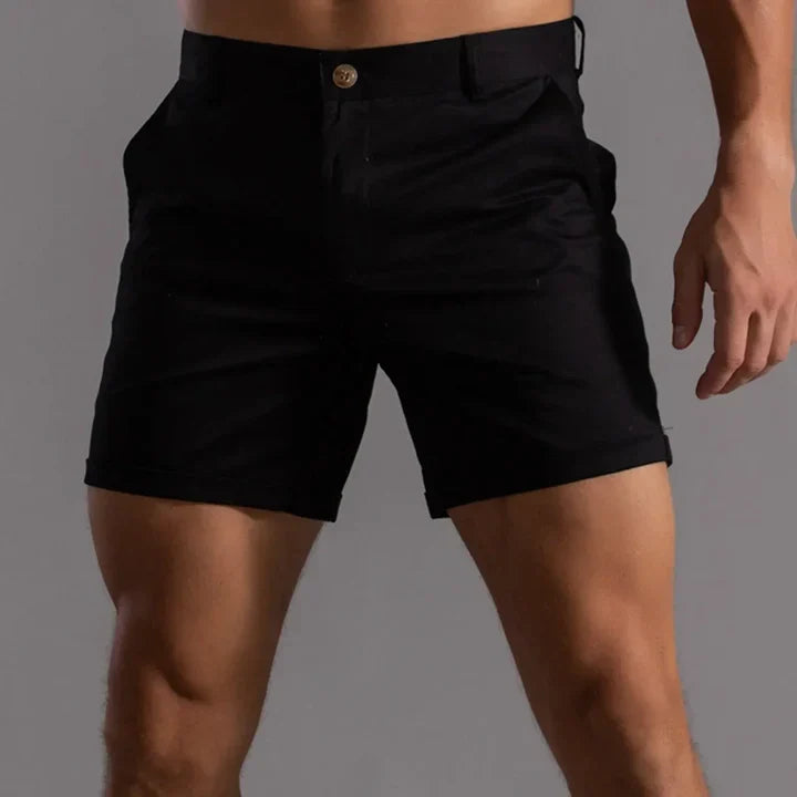 Men’s Shorts – Slim Fit – Tailored Cut – Breathable Blend – Mid Length