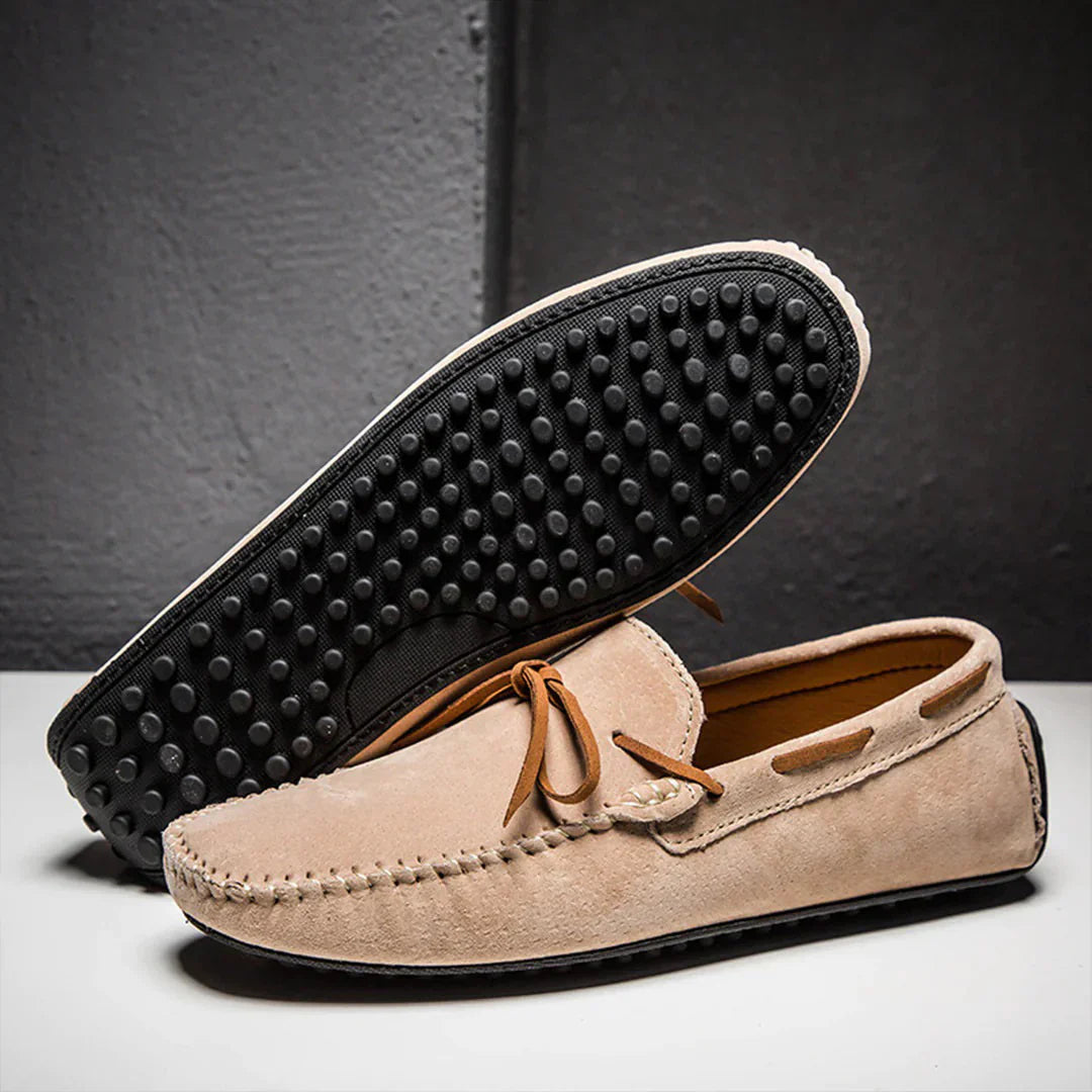 Men’s Loafers – Streamlined Fit – Breathable Blend – Moccasin Stitch – Slip-On Comfort