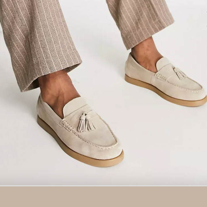 Men’s Loafers – Slip-On Smart Style – Tassel Detail – Soft Suede-Like Finish
