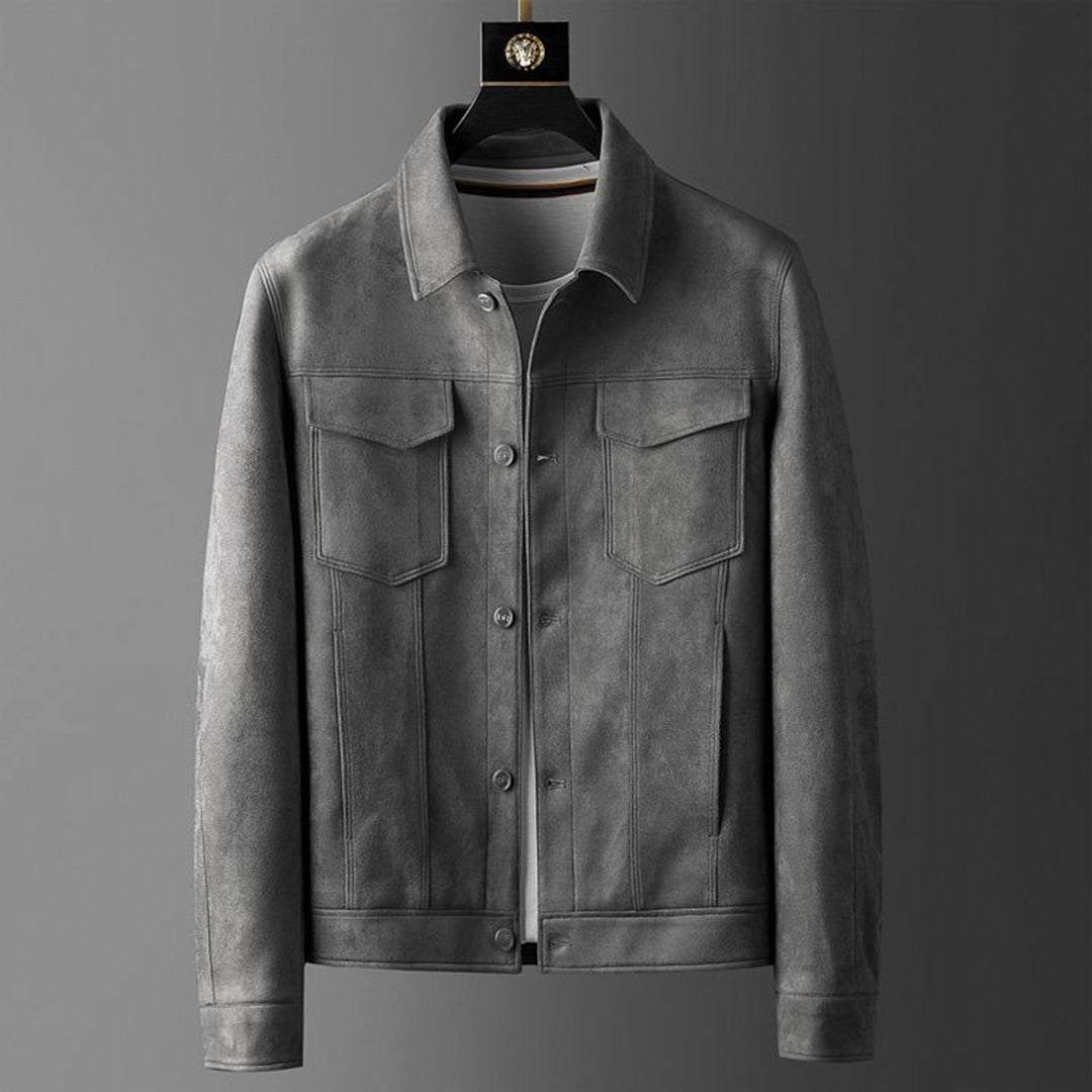 Men’s Jacket - Structured Fit - Button Front - Smart Casual Style