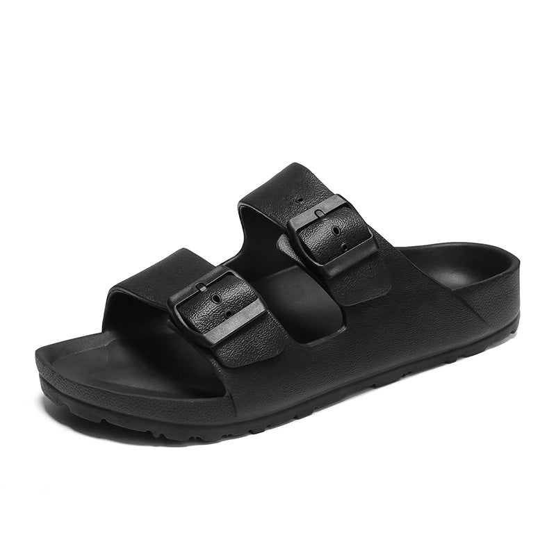 Men’s Sandals – Adjustable Buckle Straps – Thick Sole – Open-Toe Casual Comfort