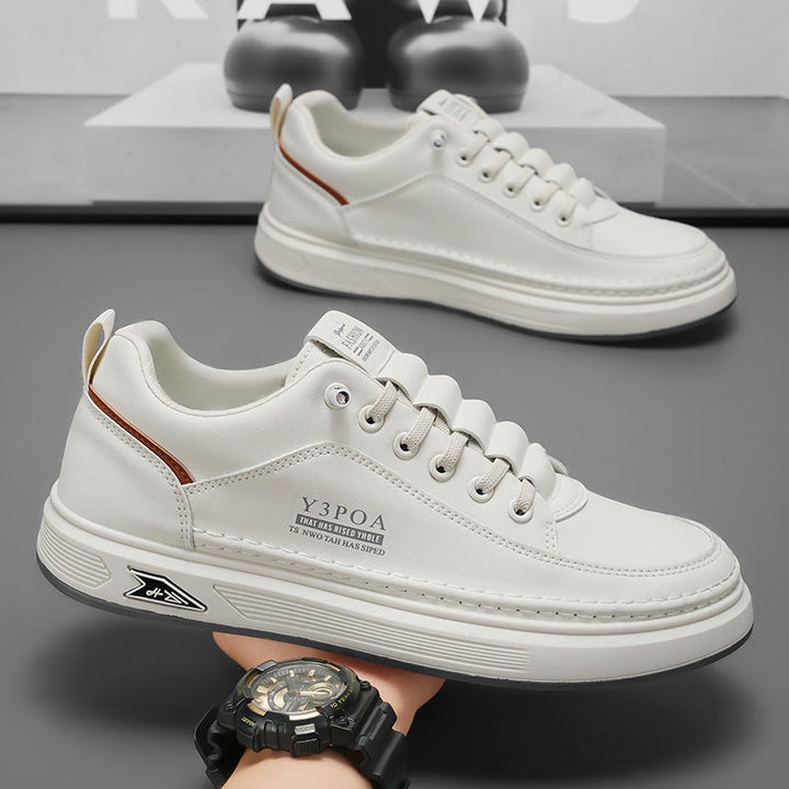 Men’s Sneakers - Synthetic Leather - Chunky Sole - Lace-Up Street Style Casual Footwear