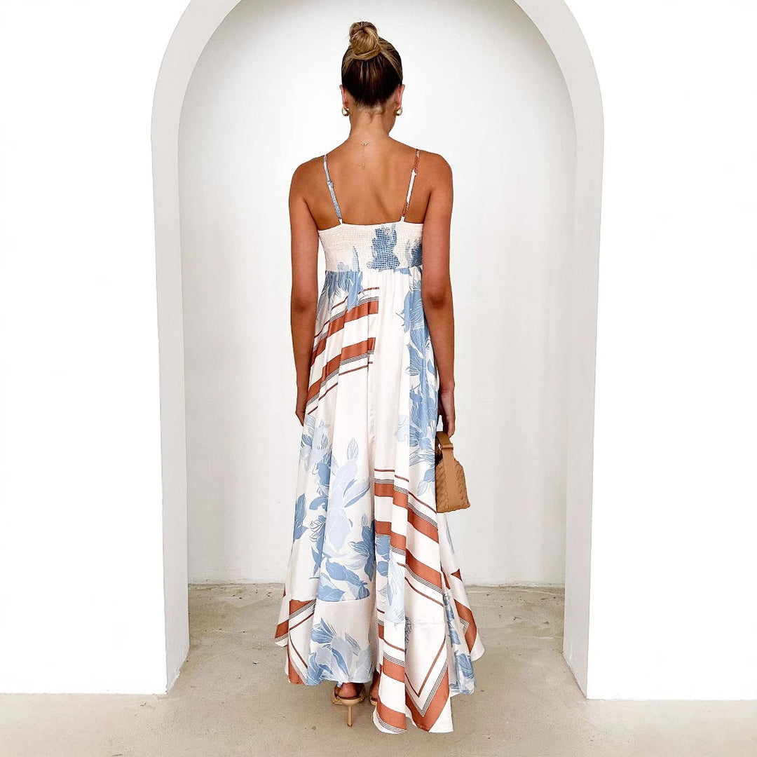 Women’s Maxi Dress – Smocked Back – Spaghetti Strap – Lightweight Flowing Fit