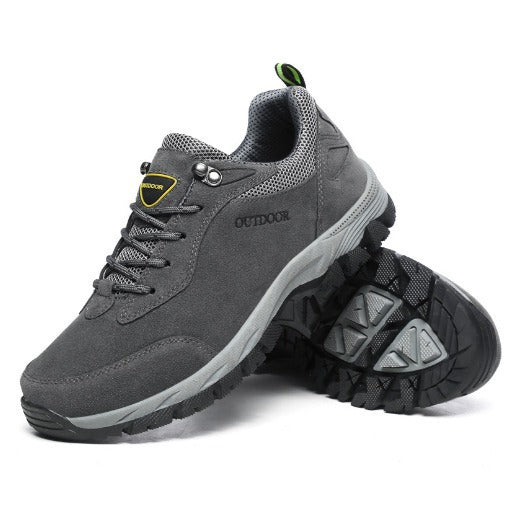 Men’s Mountaineering Shoes – Breathable Blend – Reinforced Support – High Traction Sole