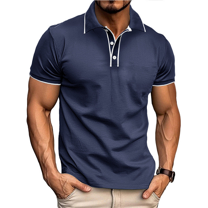 Men’s Polo Shirt - Cotton Blend - Athletic Fit - Short Sleeve - Modern Casual Style
