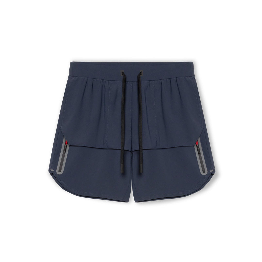 Men’s Athletic Shorts – Relaxed Fit – Zipper Pockets – Drawstring Waist