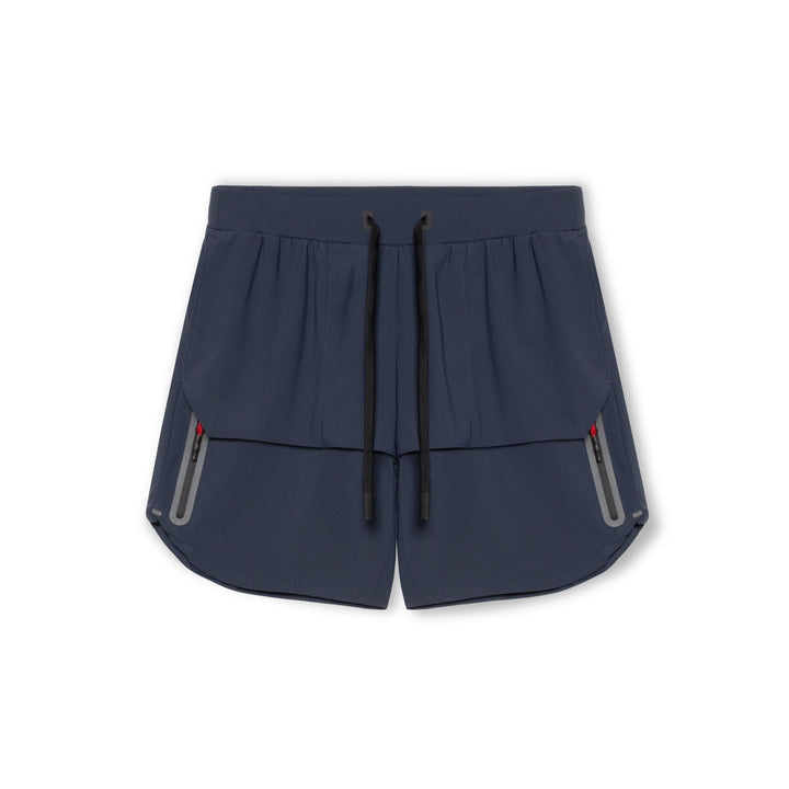 Men’s Athletic Shorts – Relaxed Fit – Zipper Pockets – Drawstring Waist