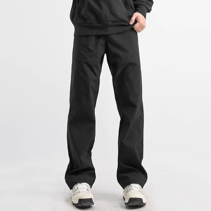 Men’s Casual Trousers – Relaxed Fit – Straight Leg – Breathable Woven Fabric