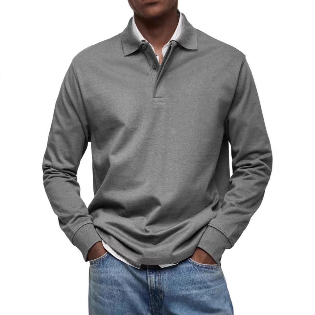 Men’s Button-Down Shirt – Relaxed Fit – Long Sleeve – Natural Fibers – Casual Style