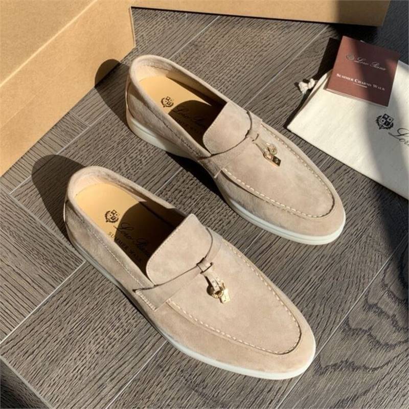 Men’s Loafers – Suede Upper – Slip-On Design – Rubber Sole – Minimalist Smart-Casual