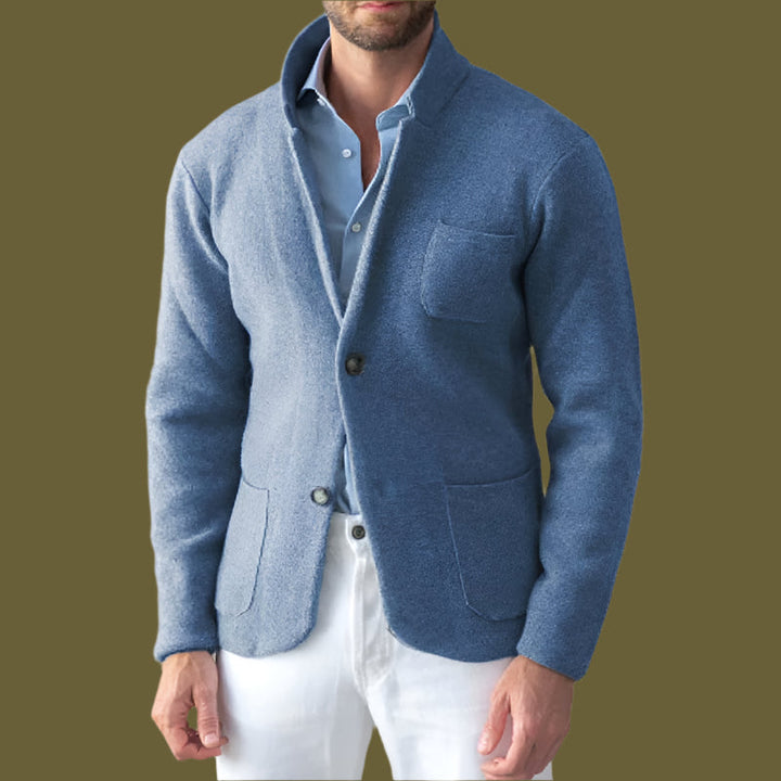 Men’s Tailored Jacket – Structured Fit – Single-Breasted – Lapel Collar – Smart Casual