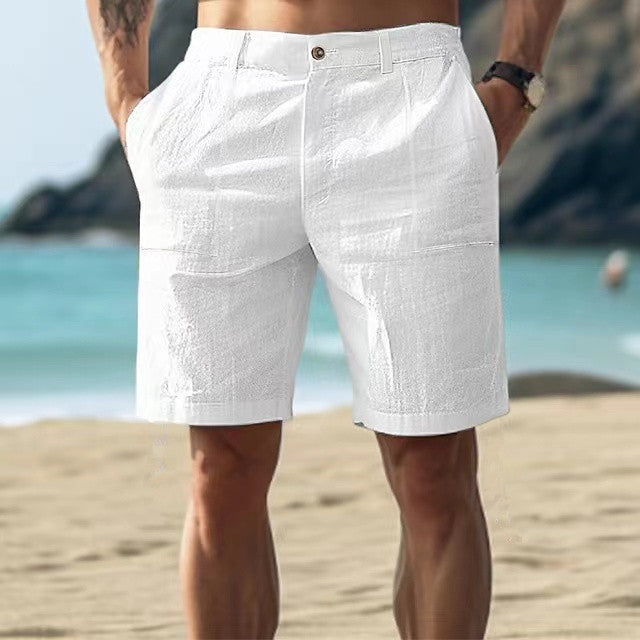 Men's Casual Shorts – Relaxed Fit – Breathable Blend – Knee Length – Utility Pockets