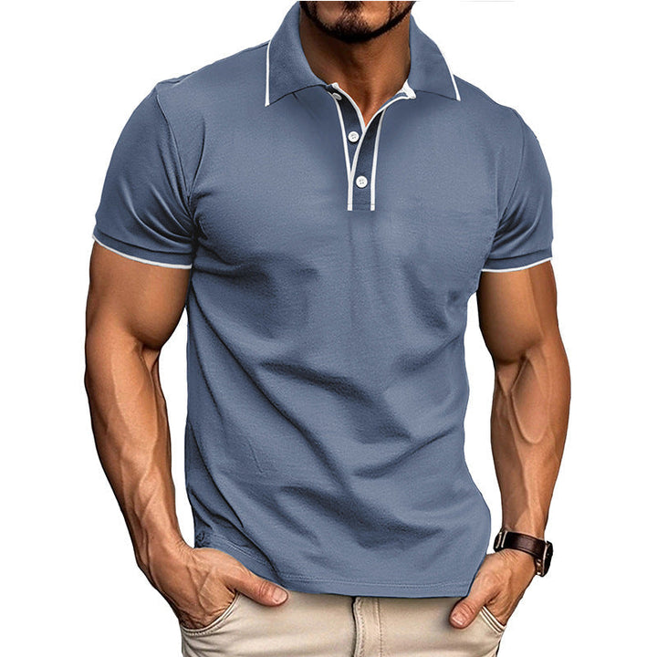 Men’s Polo Shirt - Cotton Blend - Athletic Fit - Short Sleeve - Modern Casual Style
