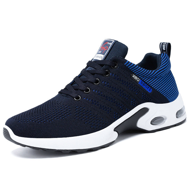 Men’s Athletic Sneakers - Breathable Mesh - Cushioned Sole - Lightweight Supportive Fit
