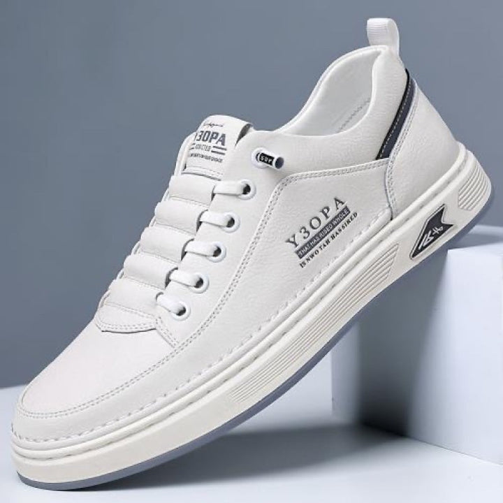 Men’s Sneakers - Synthetic Leather - Chunky Sole - Lace-Up Street Style Casual Footwear