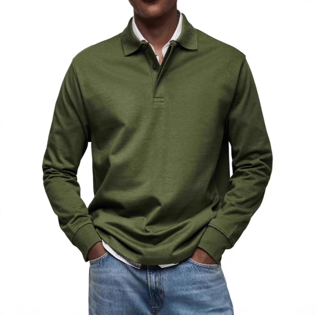 Men’s Button-Down Shirt – Relaxed Fit – Long Sleeve – Natural Fibers – Casual Style
