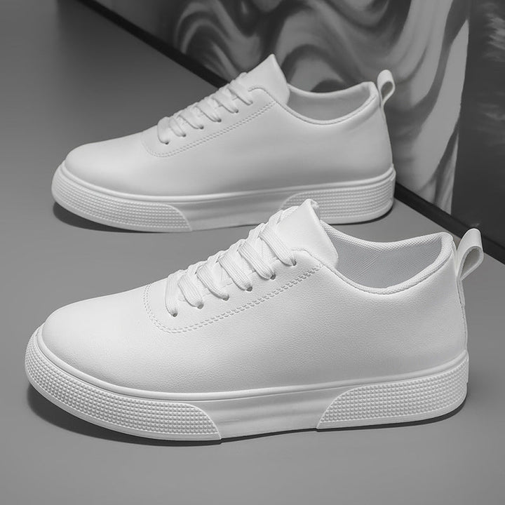 Men’s Skate Shoes – Slip-On Style – Low Top – Synthetic Leather – Rubber Sole