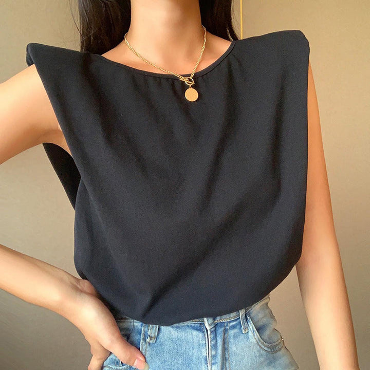 Women’s Short Sleeve Top – Relaxed Fit – Extended Shoulders – Breathable Blend