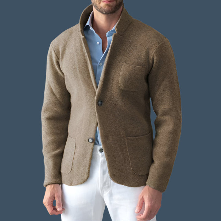 Men’s Tailored Jacket – Structured Fit – Single-Breasted – Lapel Collar – Smart Casual