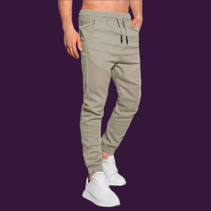 Men’s Jogger Pants – Slim Fit – Soft Knit – Drawstring Waist – Elastic Cuffs – Casual Wear