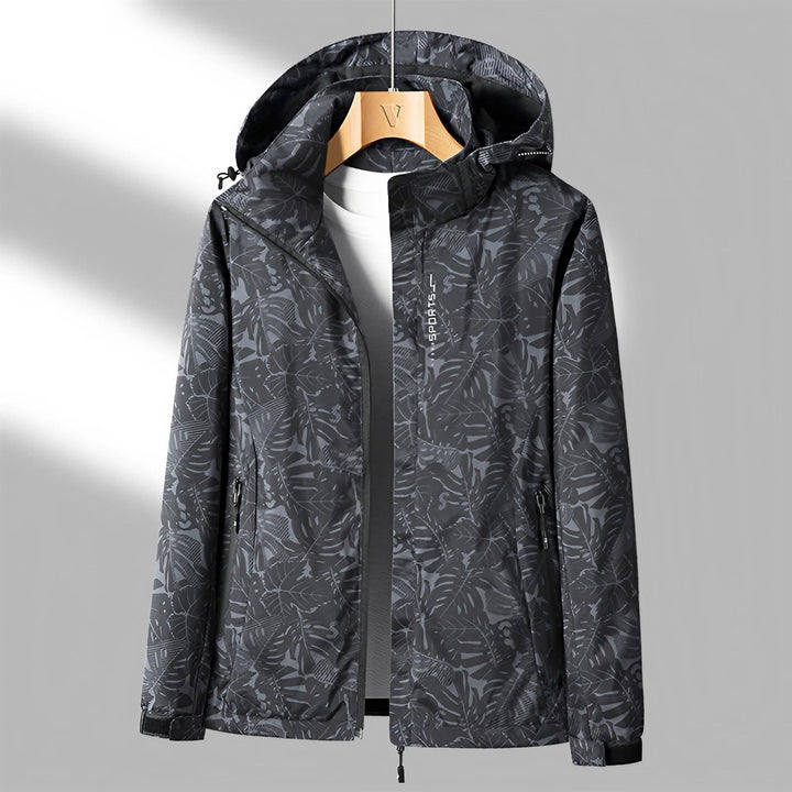 Women’s Waterproof Jacket – Wind-Resistant – Adjustable Hood – Zipper Pockets – Regular Fit
