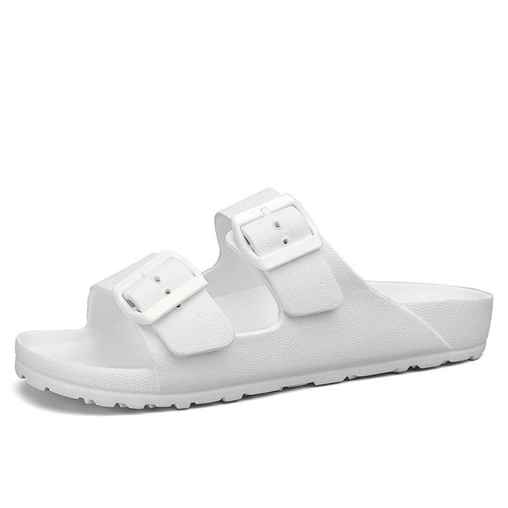 Men’s Sandals – Adjustable Buckle Straps – Thick Sole – Open-Toe Casual Comfort