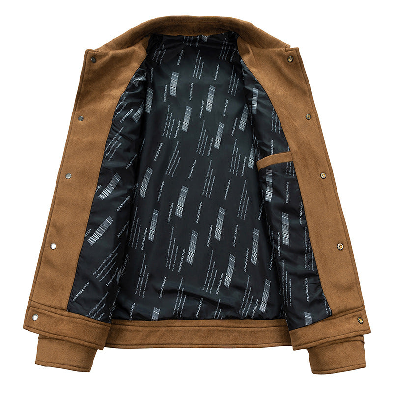 Men's Multi-Pocket Jacket - Casual Streetwear - Classic Button-Up Design