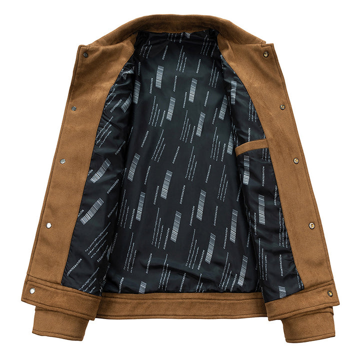 Men's Multi-Pocket Jacket - Casual Streetwear - Classic Button-Up Design