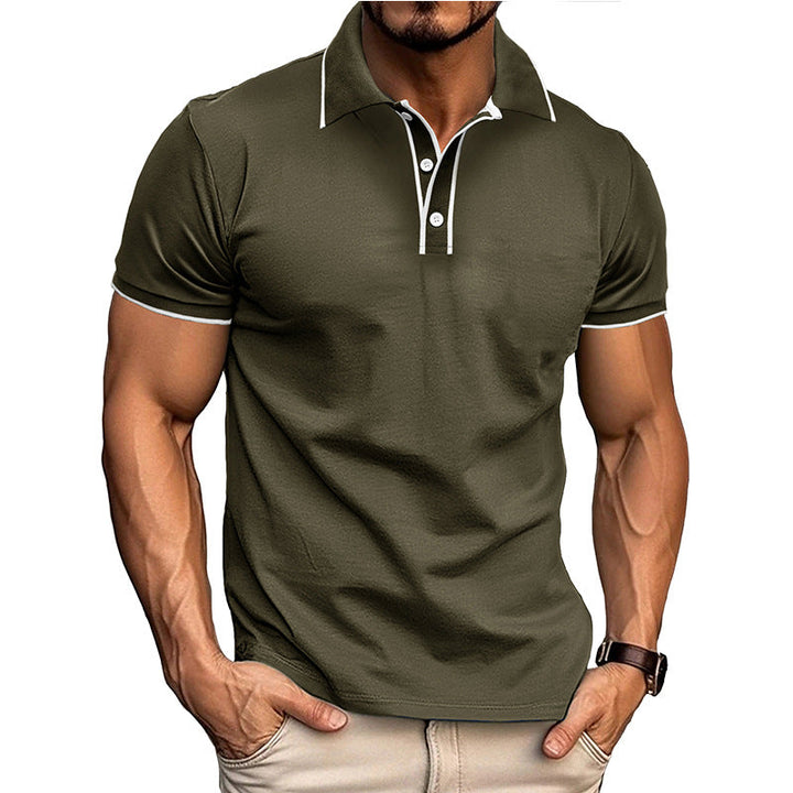 Men’s Polo Shirt - Cotton Blend - Athletic Fit - Short Sleeve - Modern Casual Style