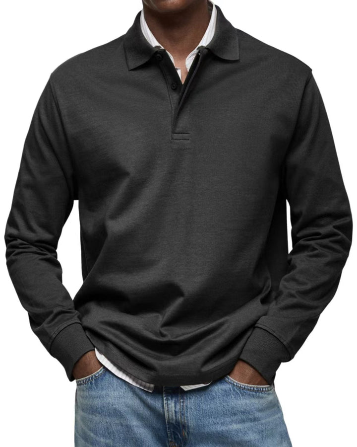 Men’s Button-Down Shirt – Relaxed Fit – Long Sleeve – Natural Fibers – Casual Style