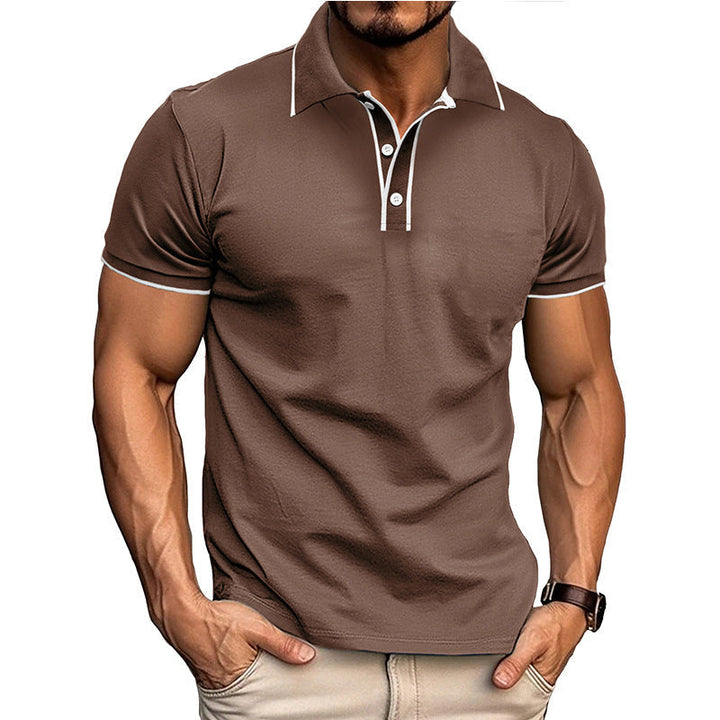 Men’s Polo Shirt - Cotton Blend - Athletic Fit - Short Sleeve - Modern Casual Style