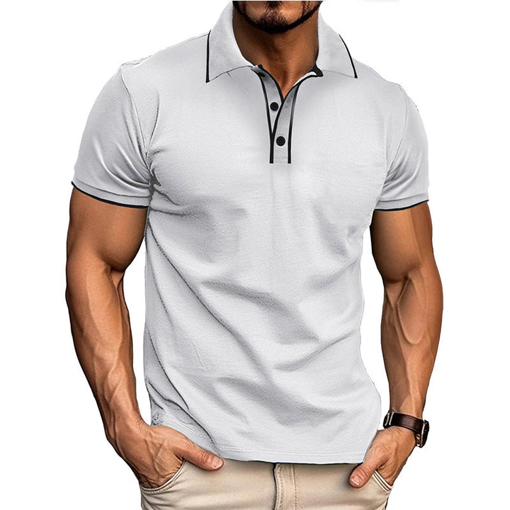 Men’s Polo Shirt - Cotton Blend - Athletic Fit - Short Sleeve - Modern Casual Style