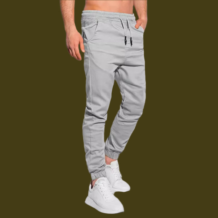 Men’s Jogger Pants – Slim Fit – Soft Knit – Drawstring Waist – Elastic Cuffs – Casual Wear