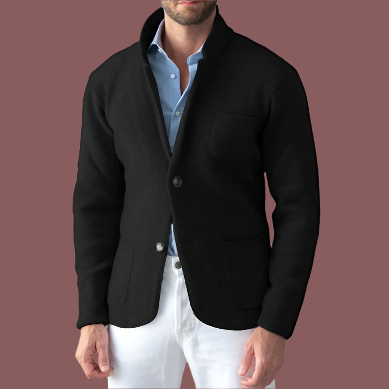 Men’s Tailored Jacket – Structured Fit – Single-Breasted – Lapel Collar – Smart Casual