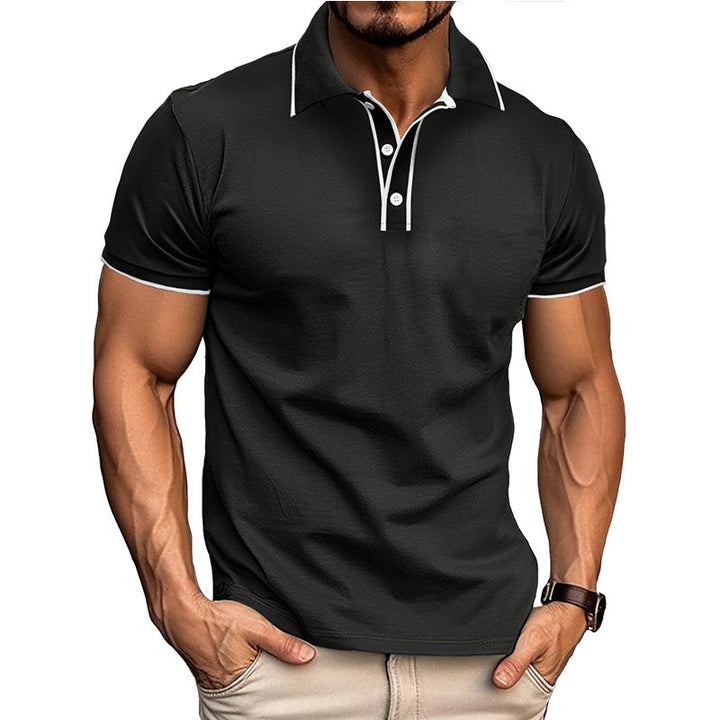 Men’s Polo Shirt - Cotton Blend - Athletic Fit - Short Sleeve - Modern Casual Style