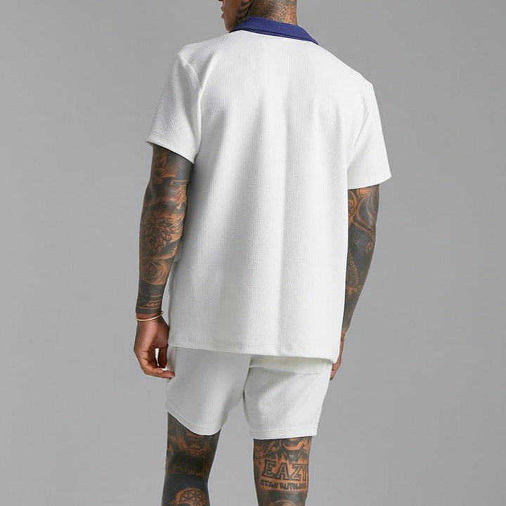 Men’s Short Sleeve Shirt – Relaxed Fit – Lightweight – Button Front – Casual Wear