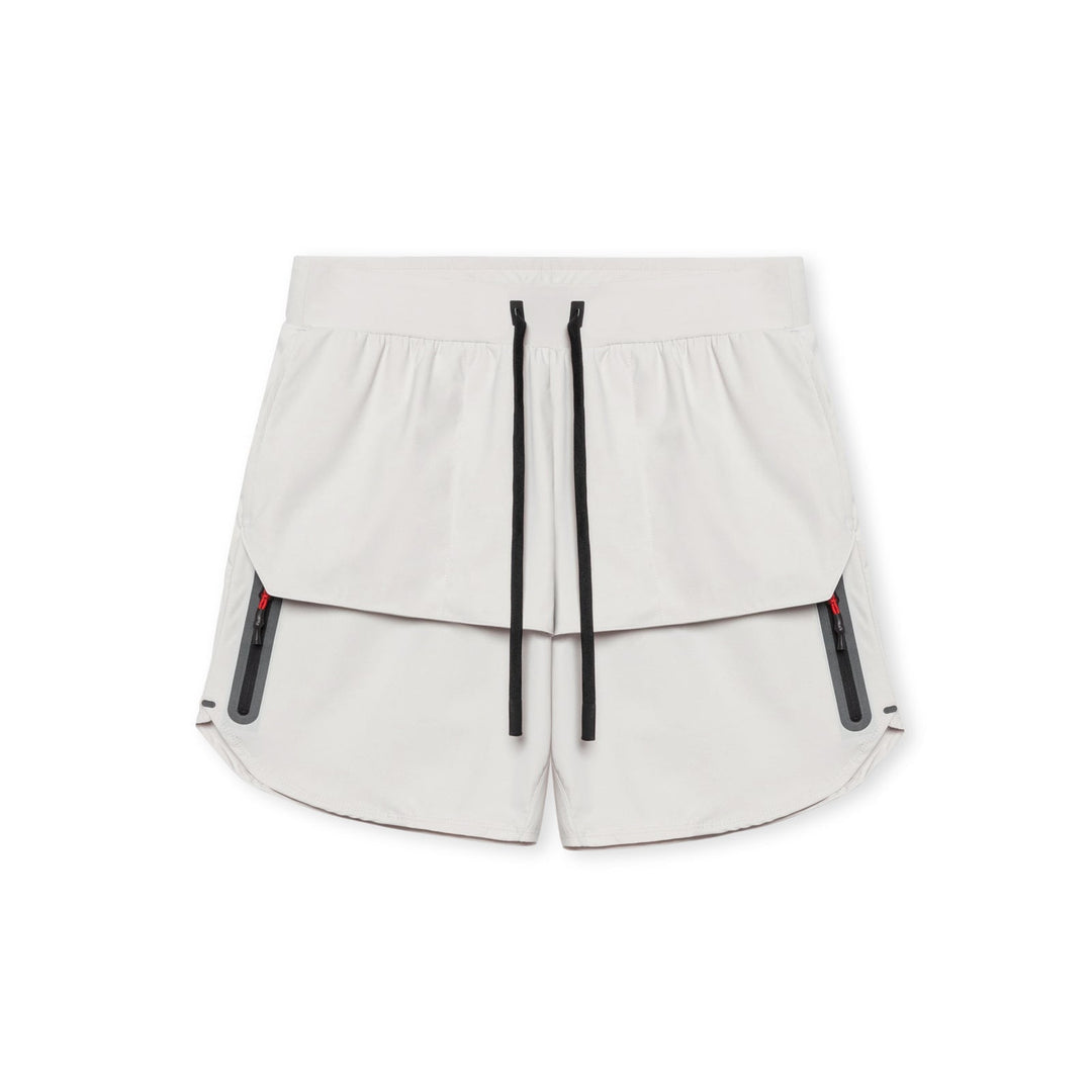 Men’s Athletic Shorts – Relaxed Fit – Zipper Pockets – Drawstring Waist