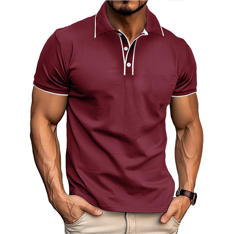 Men’s Polo Shirt - Cotton Blend - Athletic Fit - Short Sleeve - Modern Casual Style