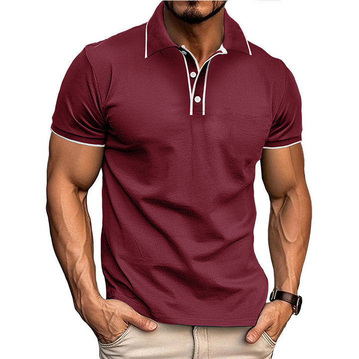 Men’s Polo Shirt - Cotton Blend - Athletic Fit - Short Sleeve - Modern Casual Style