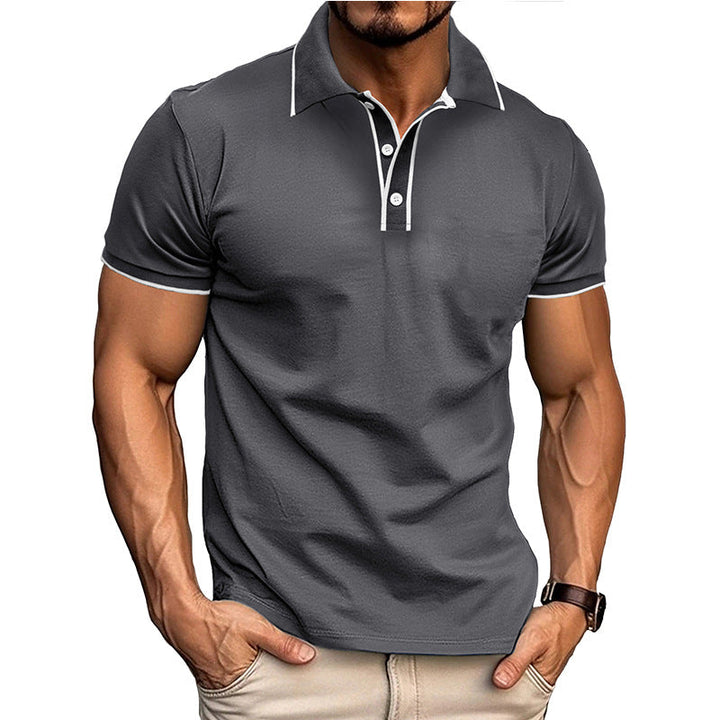 Men’s Polo Shirt - Cotton Blend - Athletic Fit - Short Sleeve - Modern Casual Style