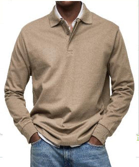 Men’s Button-Down Shirt – Relaxed Fit – Long Sleeve – Natural Fibers – Casual Style